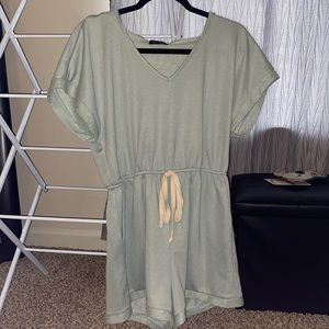 Dottie Couture - terry cloth soft hooded romper